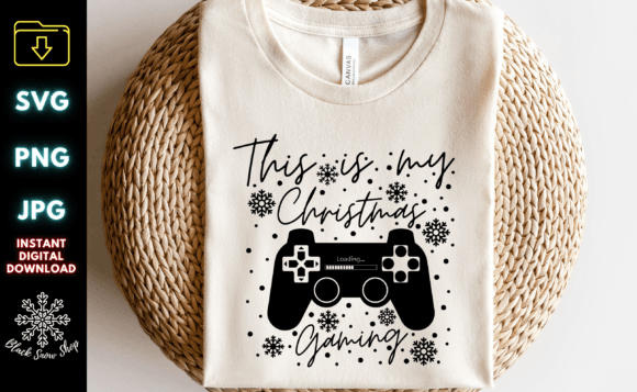 Christmas Gaming SVG for Crafts & Graphics