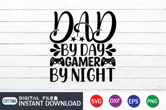 Dad Gamer SVG for Crafts & Graphics