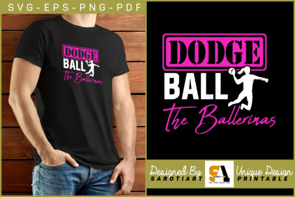 Dodgeball the Ballerinas: Graphics for Crafts