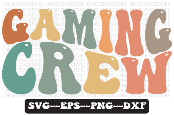 Gaming Crew Retro Wavy SVG: A Designer’s Review