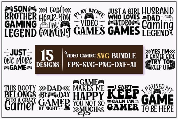 Gaming Graphics for Crafts & Web