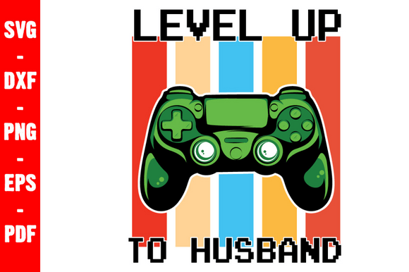 Gaming Husband SVG for Crafts & Graphics
