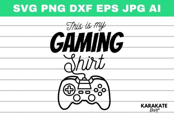 Gaming Shirt Graphics for Crafts