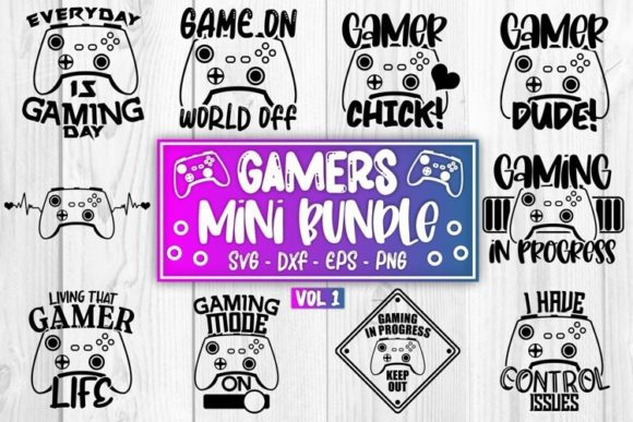 Gaming SVG Mini Bundle Vol 1: A Designer’s Review