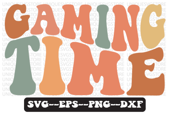 Gaming Time Retro Wavy SVG: A Designer’s Review