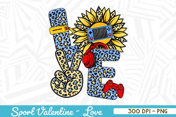 LOVE Gamer PNG: Graphics for Crafts