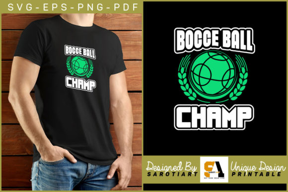 Reviewing the Bocce Ball Champ Design for Embroidery